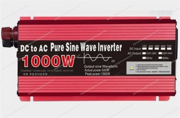 Преобразователь напряжения Pure sine wave inverter 12/220В 1000Вт (чистый синус) - фото 12787